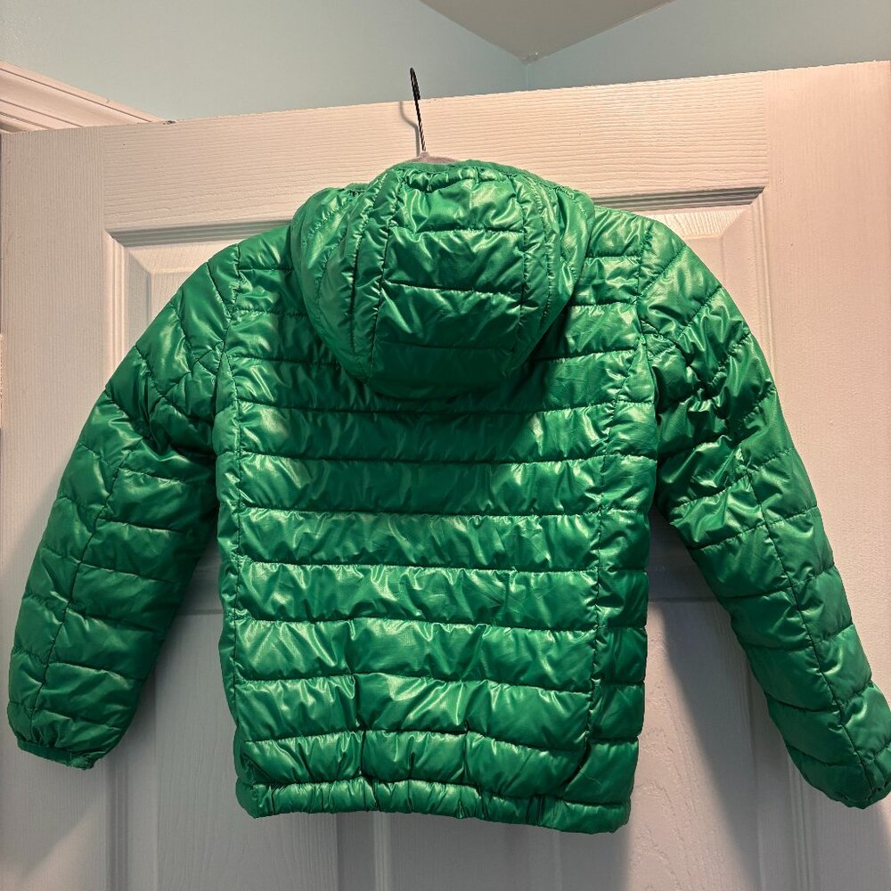 Primary Kids Light-Weight Puffer, Green, Size 8/9